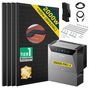 ALLDREI Balkonkraftwerk mit Speicher Anker Solix Solarbank 4 E5000 Pro 5kWh