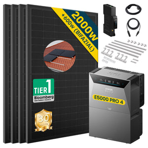 ALLDREI Balkonkraftwerk mit Speicher Anker Solix Solarbank 4 E5000 Pro 5kWh