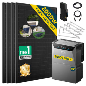 ALLDREI Balkonkraftwerk mit Speicher Anker Solix Solarbank 4 E5000 Pro 5kWh