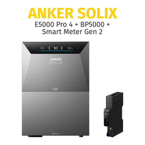 Anker SOLIX Solarbank 4 E5000 Pro Balkonkraftwerk Speicher 5kwh inkl. Smart Meter Gen 2