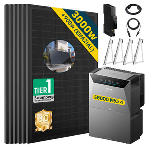 ALLDREI Balkonkraftwerk mit Speicher Anker Solix Solarbank 4 E5000 Pro 5kWh