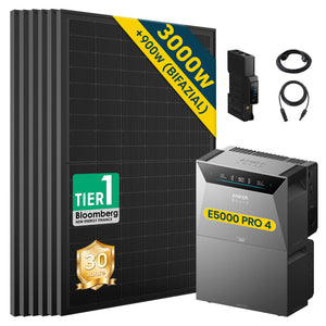 ALLDREI Balkonkraftwerk mit Speicher Anker Solix Solarbank 4 E5000 Pro 5kWh
