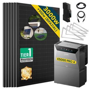 ALLDREI Balkonkraftwerk mit Speicher Anker Solix Solarbank 4 E5000 Pro 5kWh