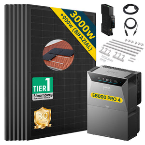 ALLDREI Balkonkraftwerk mit Speicher Anker Solix Solarbank 4 E5000 Pro 5kWh