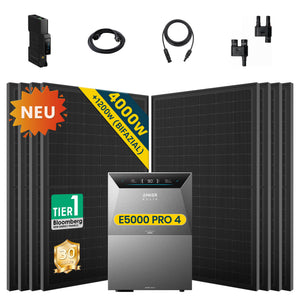 ALLDREI Balkonkraftwerk mit Speicher Anker Solix Solarbank 4 E5000 Pro 5kWh