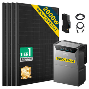 ALLDREI Balkonkraftwerk mit Speicher Anker Solix Solarbank 4 E5000 Pro 5kWh