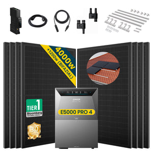 ALLDREI Balkonkraftwerk mit Speicher Anker Solix Solarbank 4 E5000 Pro 5kWh