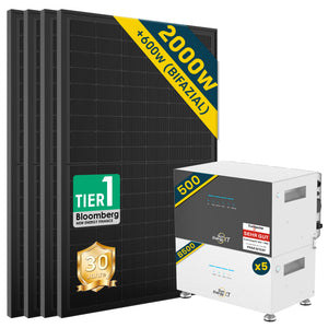 2000 Watt Balkonkraftwerk mit SunenergyXT 500  Speicher