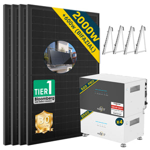 2000 Watt Balkonkraftwerk mit SunenergyXT 500 Pro Speicher