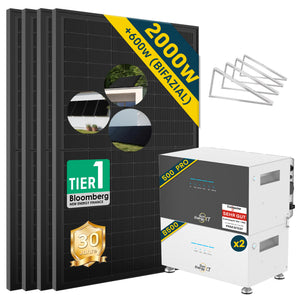 2000 Watt Balkonkraftwerk mit SunenergyXT 500 Pro Speicher