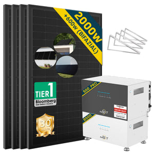 2000 Watt Balkonkraftwerk mit SunenergyXT 500 Pro Speicher