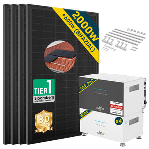 2000 Watt Balkonkraftwerk mit SunenergyXT 500 Pro Speicher