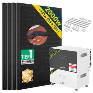 2000 Watt Balkonkraftwerk mit SunenergyXT 500 Pro Speicher