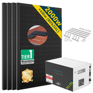 2000 Watt Balkonkraftwerk mit SunenergyXT 500 Pro Speicher