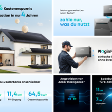 Anker SOLIX Power Dock Multisystem mit Solarbank 3 E2700 Pro, 0% MwSt. 2,688kWh