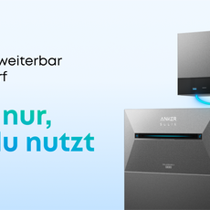 Anker SOLIX Power Dock Multisystem mit Solarbank 3 E2700 Pro, 0% MwSt. 2,688kWh