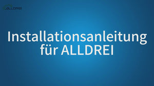 ALLDREI Solarpanel Halterung 120cm für 2 Module, Geeignet für Flachdach/Garten/Fassade