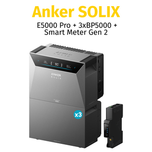 Anker SOLIX Solarbank 4 E5000 Pro Balkonkraftwerk Speicher 5kwh inkl. Smart Meter Gen 2