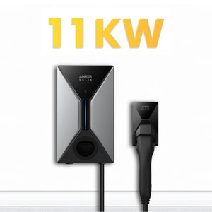 Anker SOLIX V1 Smart Wallbox für E-Autos mit 11 kW Ladeleistung und Kabel