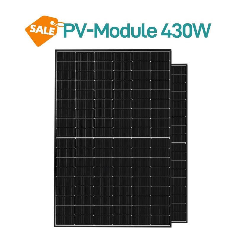 ALLDREI PV-Module 1 X 430W Bifazialer Glas-Glas Solarmodule