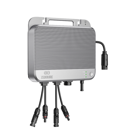 Zendure SolarFlow 800W Hybrid-Mikrowechselrichter mit MPPT-Technologie für effiziente Energienutzung.