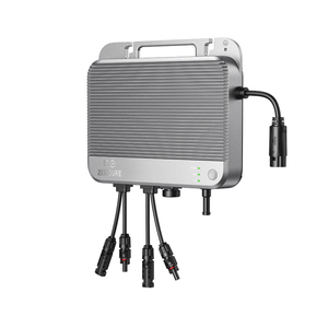 Zendure SolarFlow 800W Hybrid-Mikrowechselrichter mit mehrfachen Anschlüssen für effiziente Energienutzung