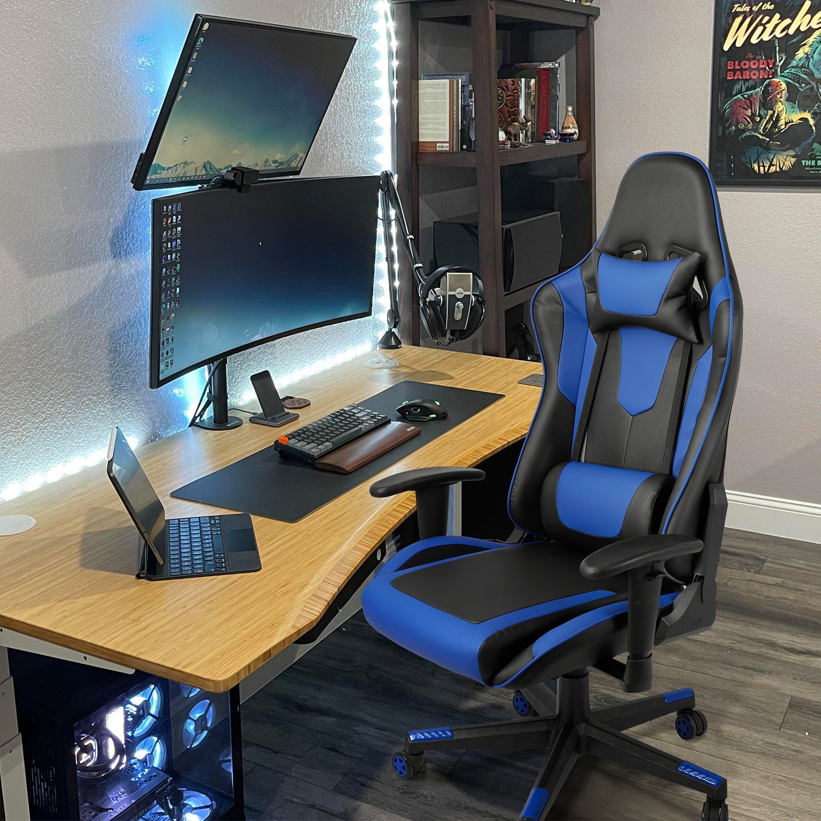 ALLDREI F004 Ergonomischer höhenverstellbarer Gaming Stuhl