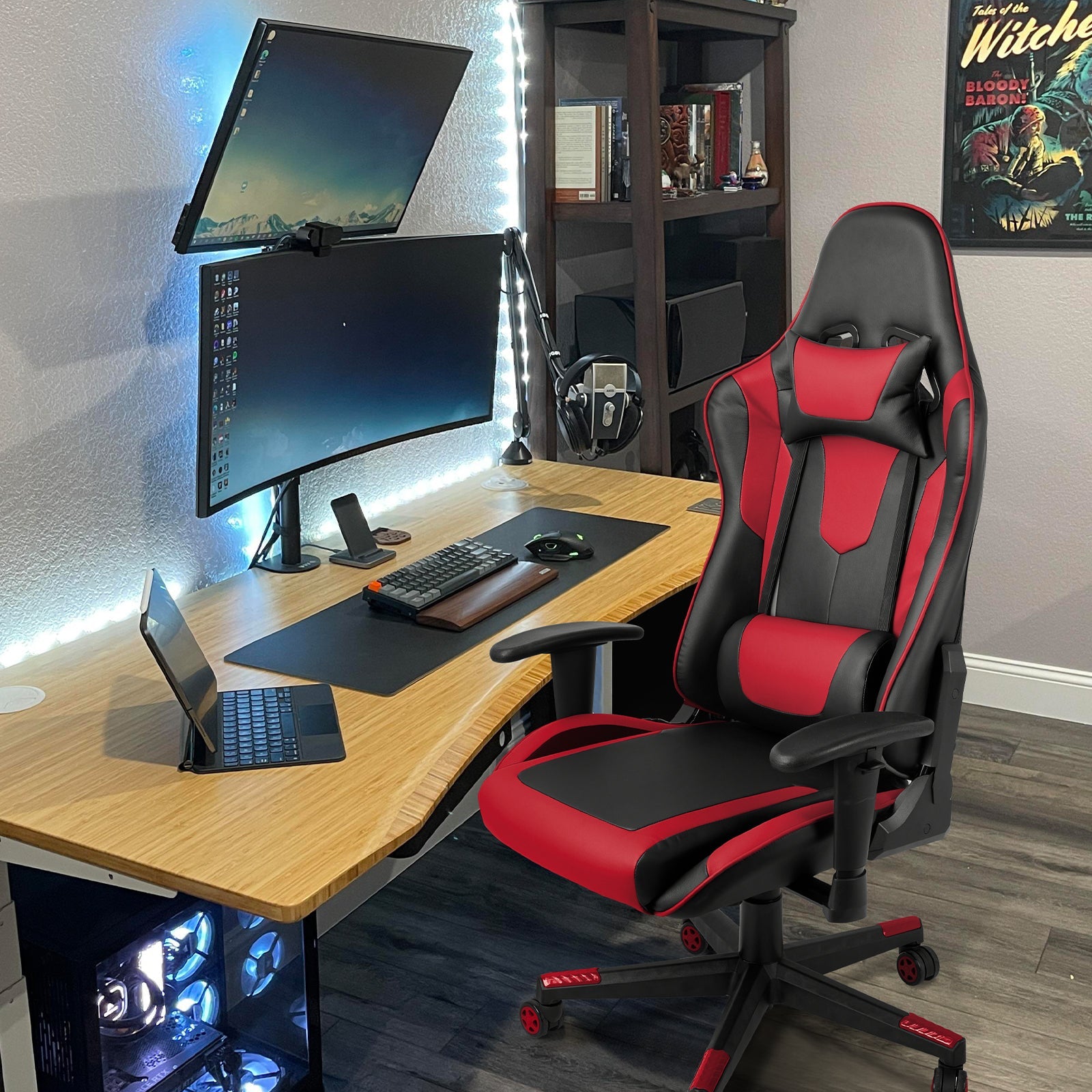 ALLDREI F004 Ergonomischer höhenverstellbarer Gaming Stuhl