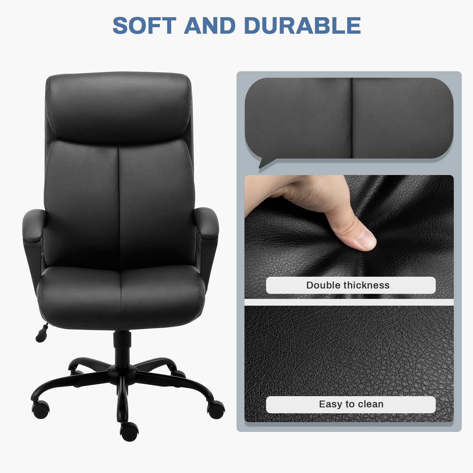 ALLDREI F005 Ergonomischer höhenverstellbarer Bürostuhl